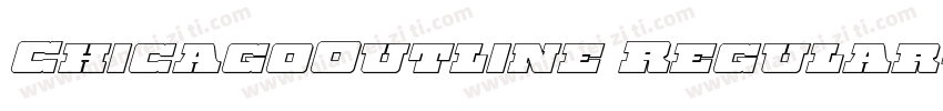 ChicagoOutline Regular字体转换